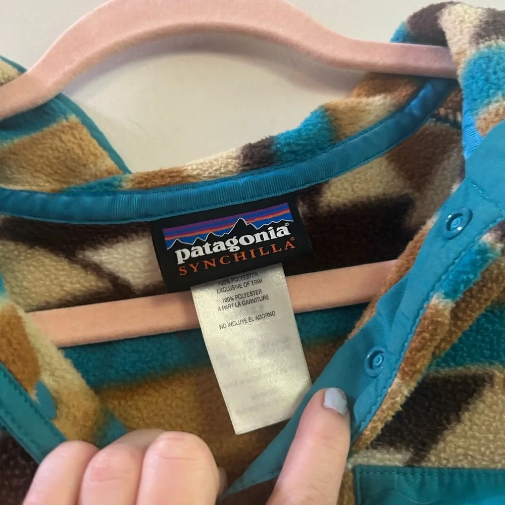 Patagonia vintage pullover Aztec‎ fleece small